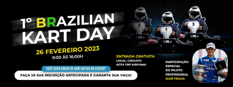 1º Brazilian Kart Day acontecerá em Aichi, no próximo dia 26