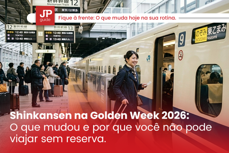 Shinkansen na Golden Week 2026: O que mudou e por que você não pode viajar sem reserva. 