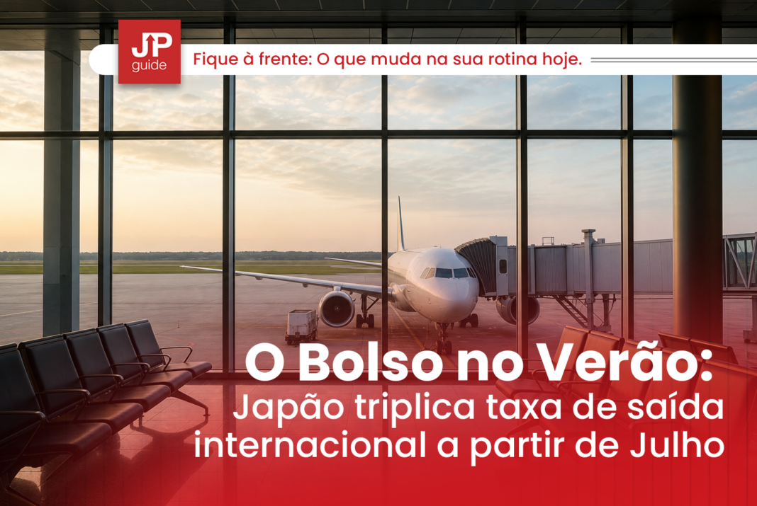 O Bolso no Verão: Japão triplica taxa de saída internacional a partir de Julho