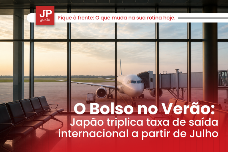 O Bolso no Verão: Japão triplica taxa de saída internacional a partir de Julho 