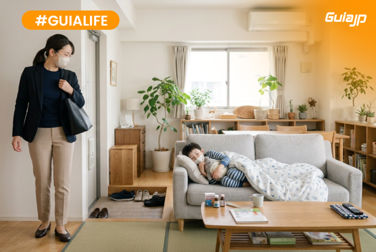 Filho doente no Japão? Proteja seu emprego (e suas férias) com esse direito!